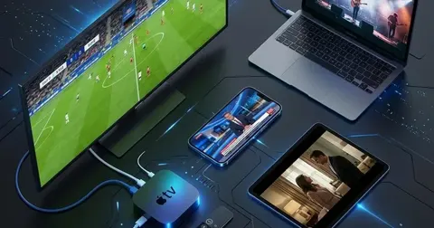 Demonstração da variedade de canais e filmes em 4K da BR Vídeos